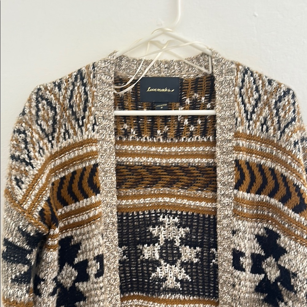 Patterned Cardigan Sweater - Picture 3 of 3